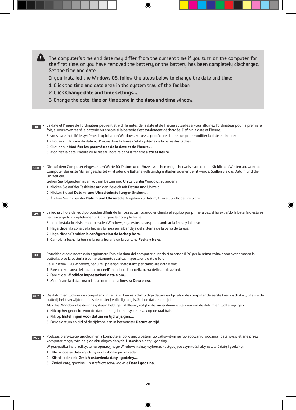 Samsung NP270E5UI User Manual | Page 20 / 27