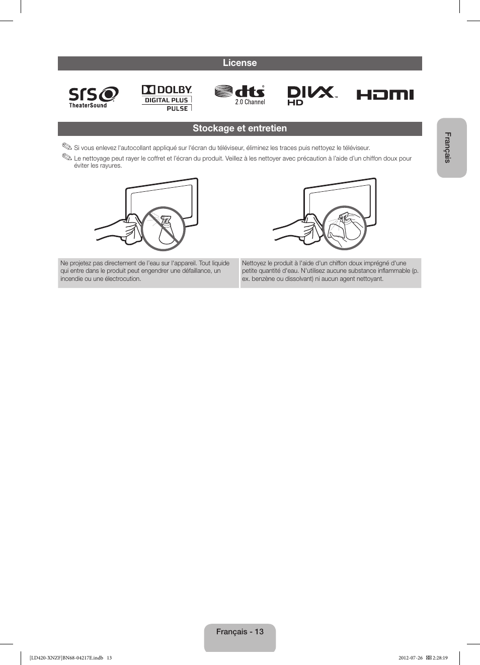 Samsung PS51E530A3W User Manual | Page 25 / 49