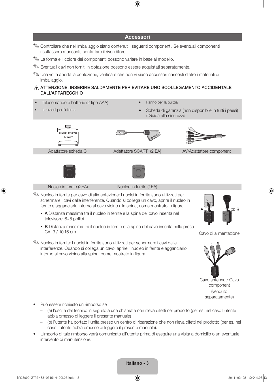 Samsung PS64D8000FQ User Manual | Page 23 / 60