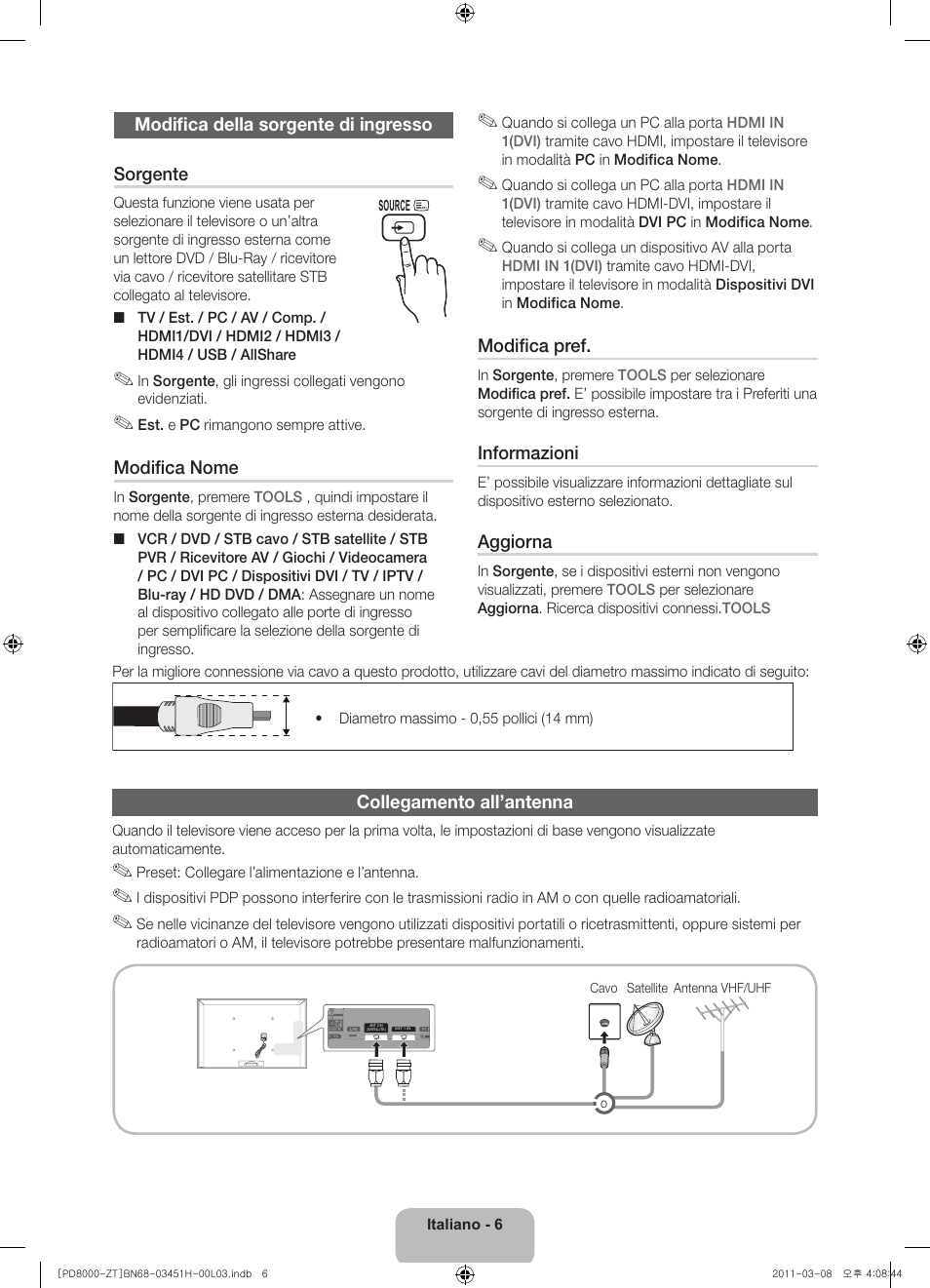 Samsung PS64D8000FQ User Manual | Page 26 / 60