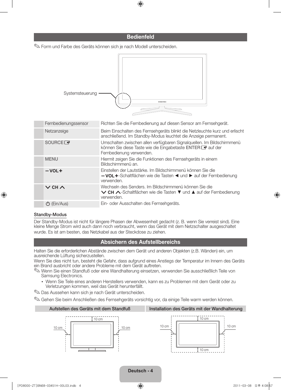 Samsung PS64D8000FQ User Manual | Page 44 / 60