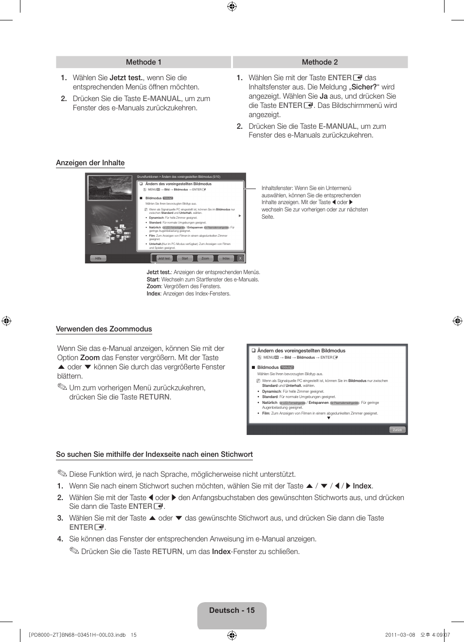 Samsung PS64D8000FQ User Manual | Page 55 / 60