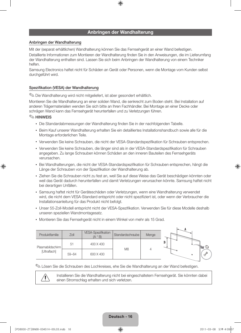 Samsung PS64D8000FQ User Manual | Page 56 / 60