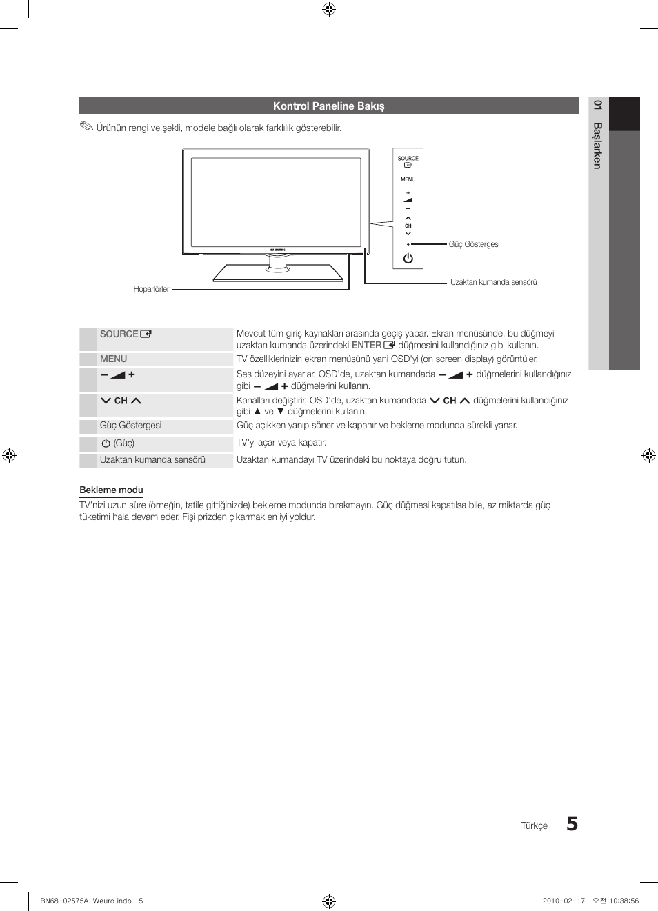 Samsung PS50C450B1W User Manual | Page 325 / 361