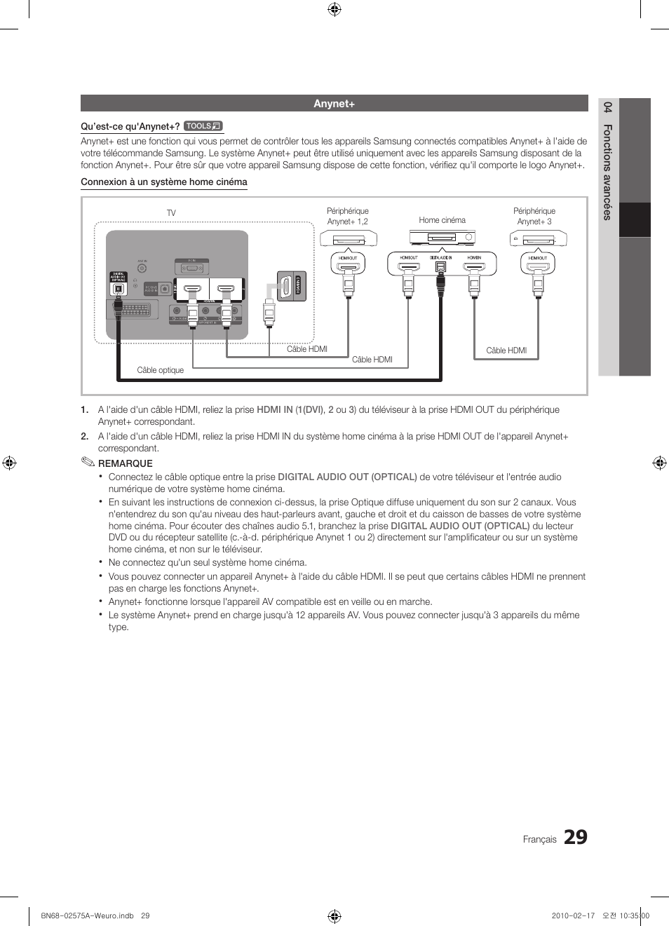 Samsung PS50C450B1W User Manual | Page 69 / 361