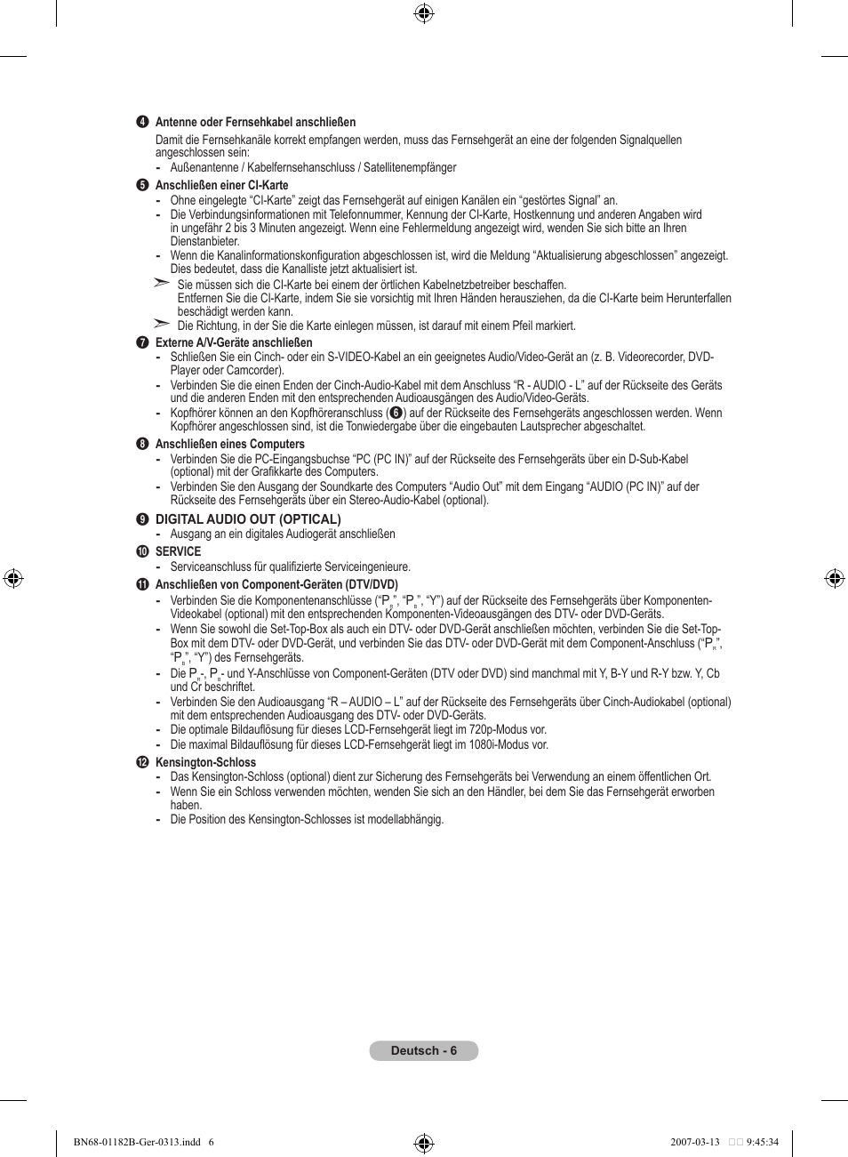 Samsung LE40S86BD User Manual | Page 124 / 466