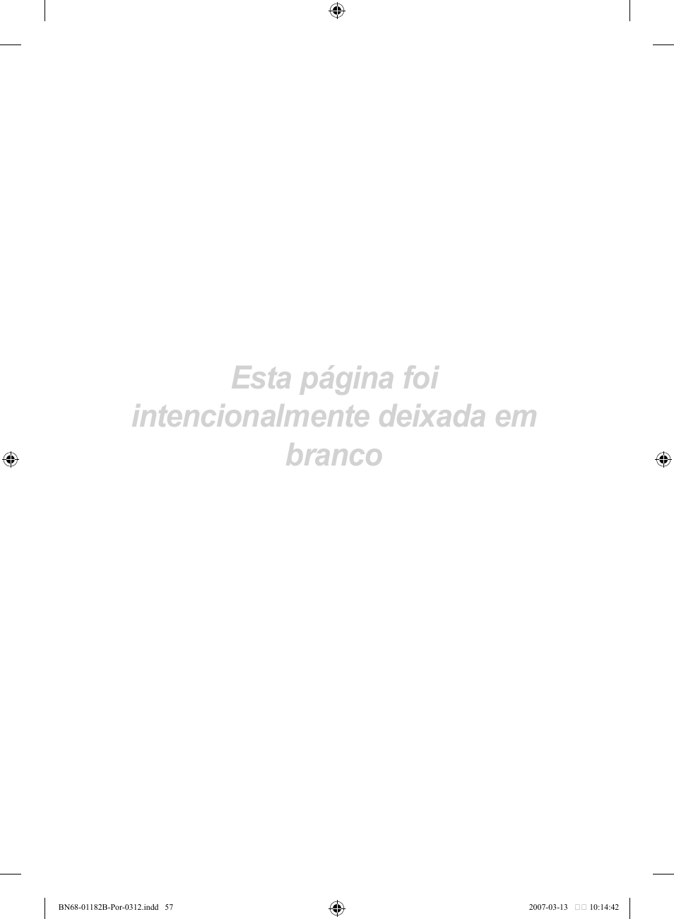 Esta página foi intencionalmente deixada em branco | Samsung LE40S86BD User Manual | Page 407 / 466