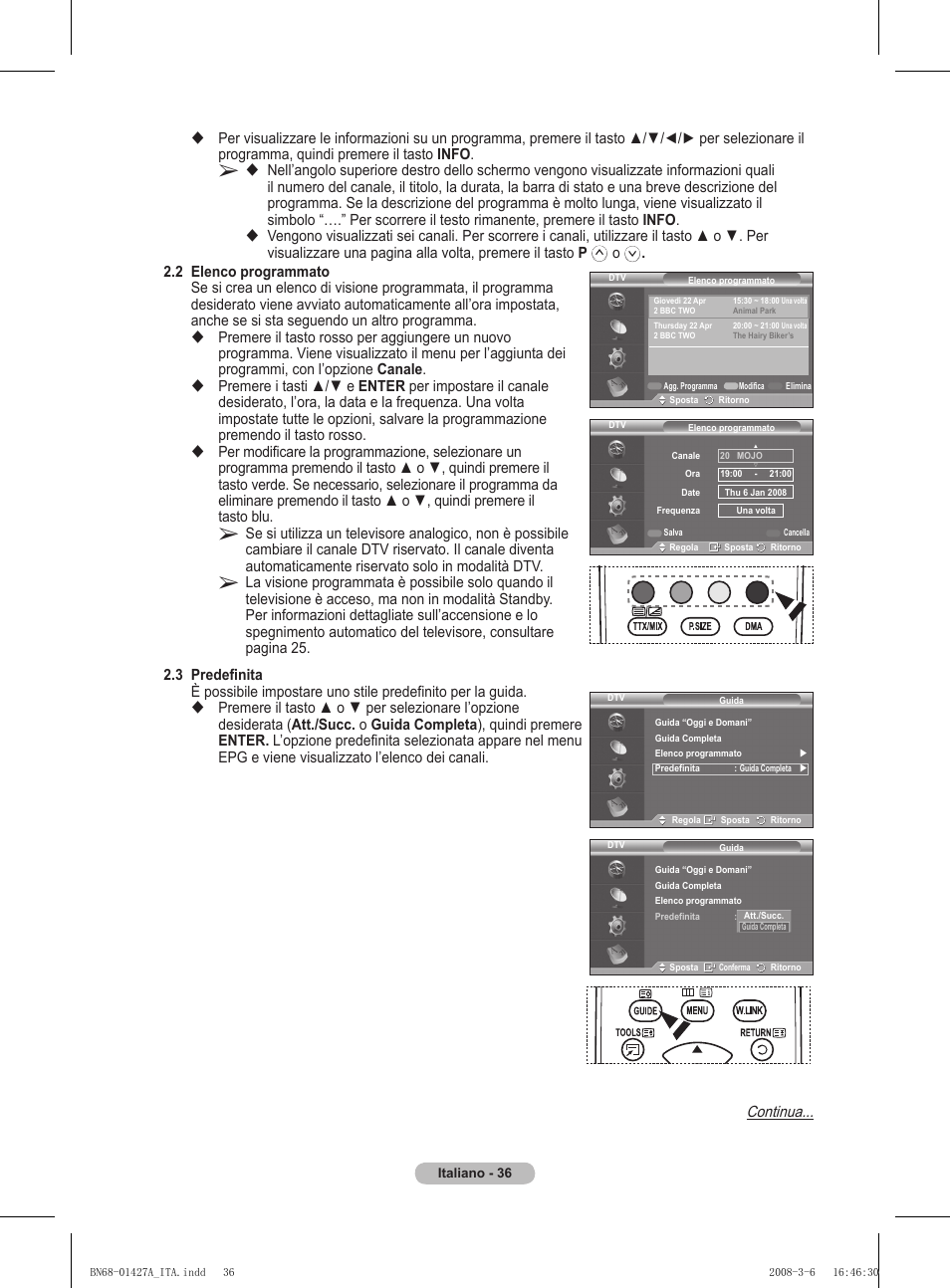 Continua | Samsung PS50A557S3F User Manual | Page 283 / 495