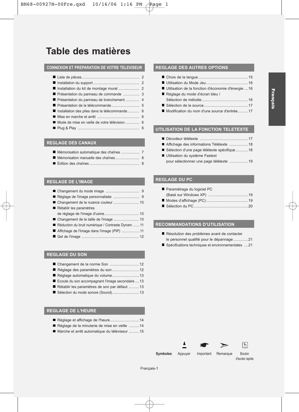 Samsung LE26R32B User Manual | Page 24 / 152