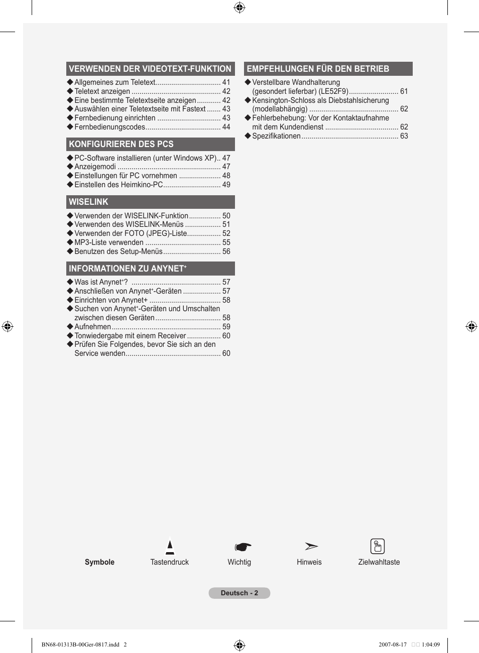 Samsung LE52F96BD User Manual | Page 132 / 516