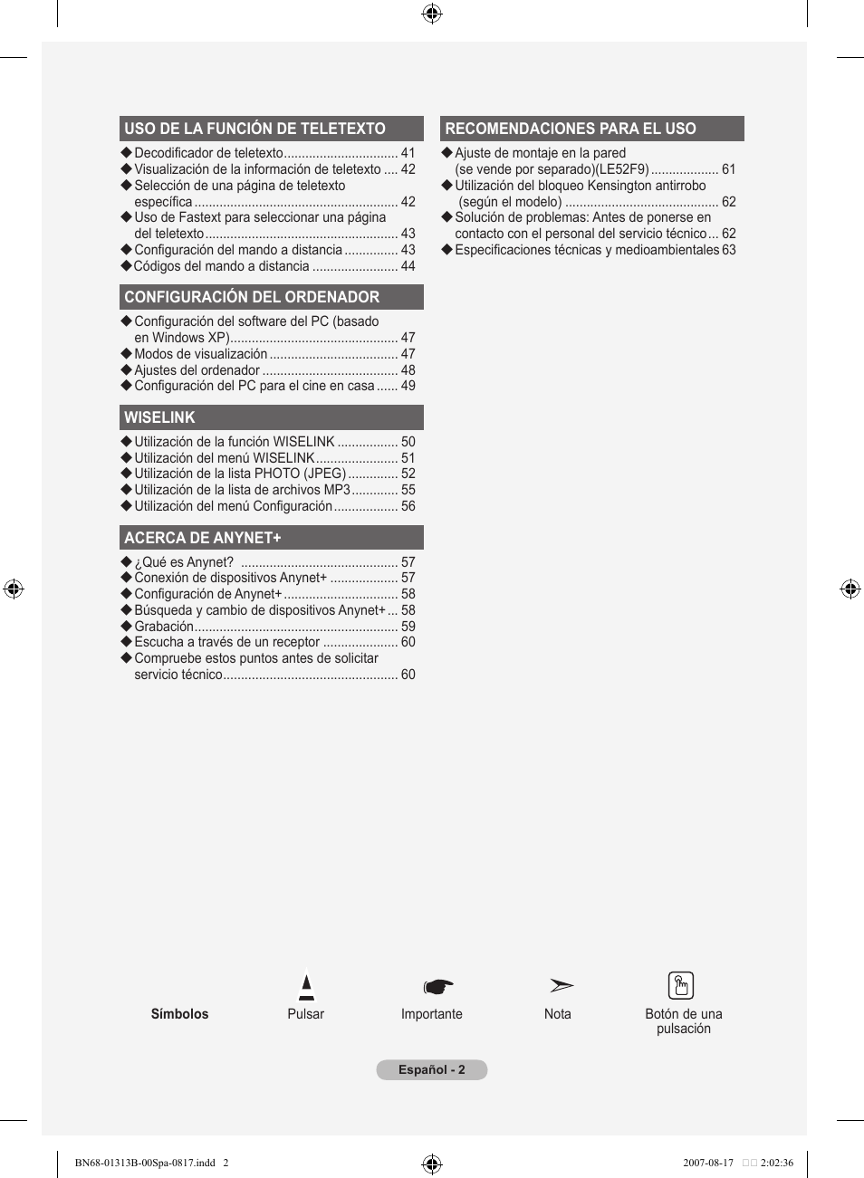 Samsung LE52F96BD User Manual | Page 326 / 516