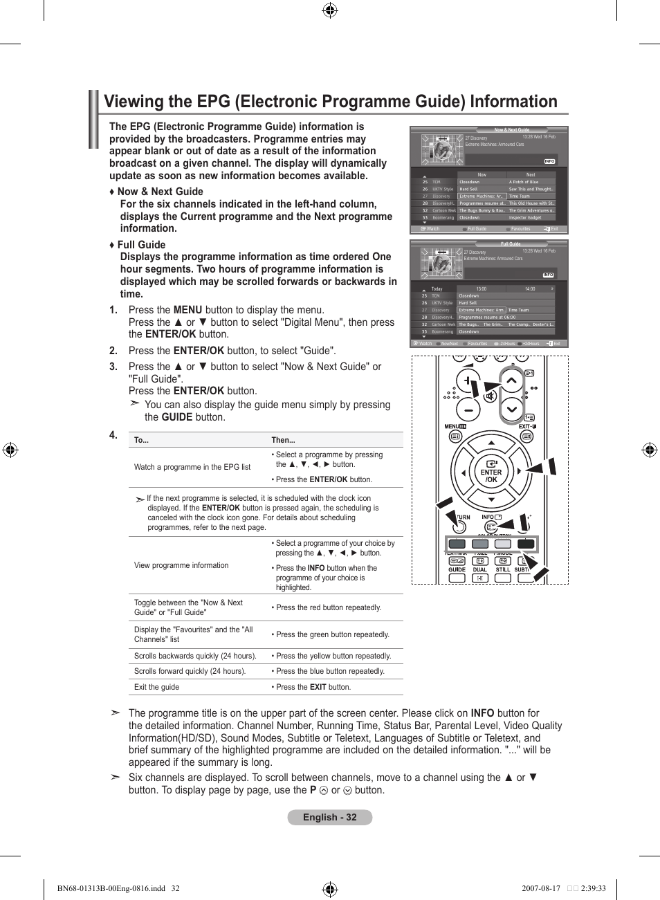 Samsung LE52F96BD User Manual | Page 34 / 516