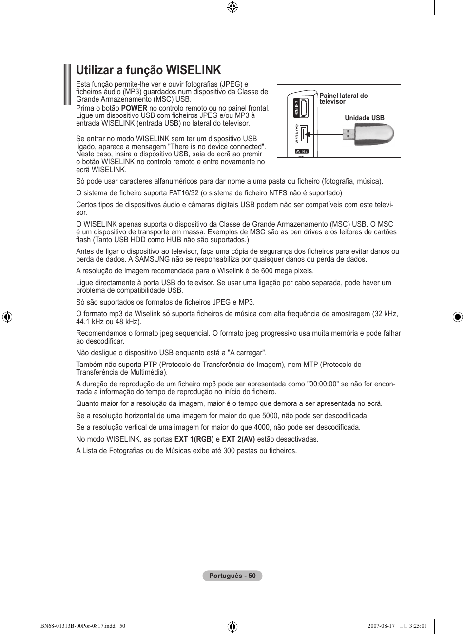 Utilizar a função wiselink | Samsung LE52F96BD User Manual | Page 438 / 516