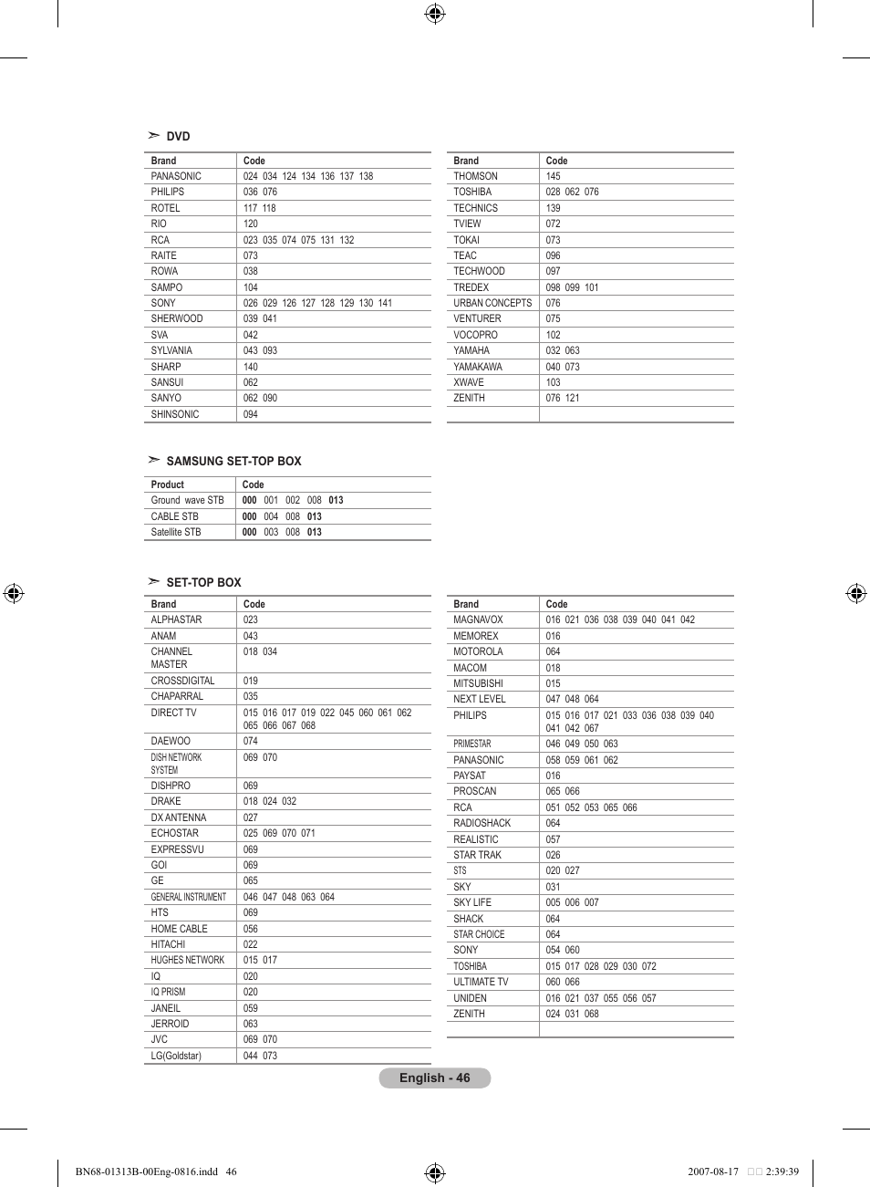 Samsung LE52F96BD User Manual | Page 48 / 516
