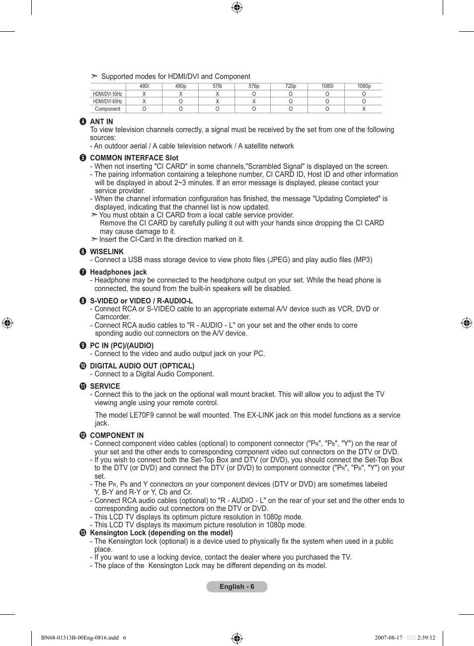 Samsung LE52F96BD User Manual | Page 8 / 516
