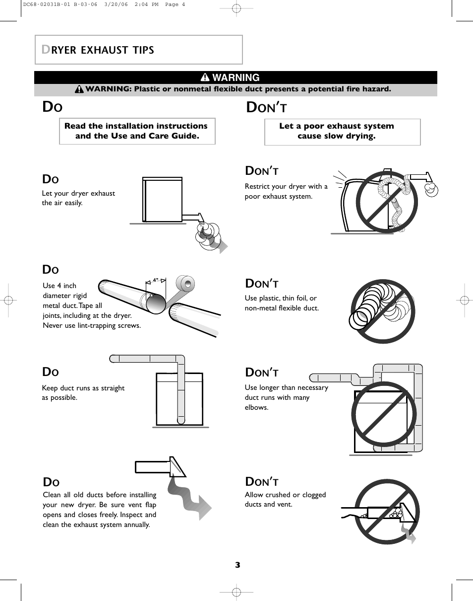 Amana W101611016 User Manual | Page 4 / 48