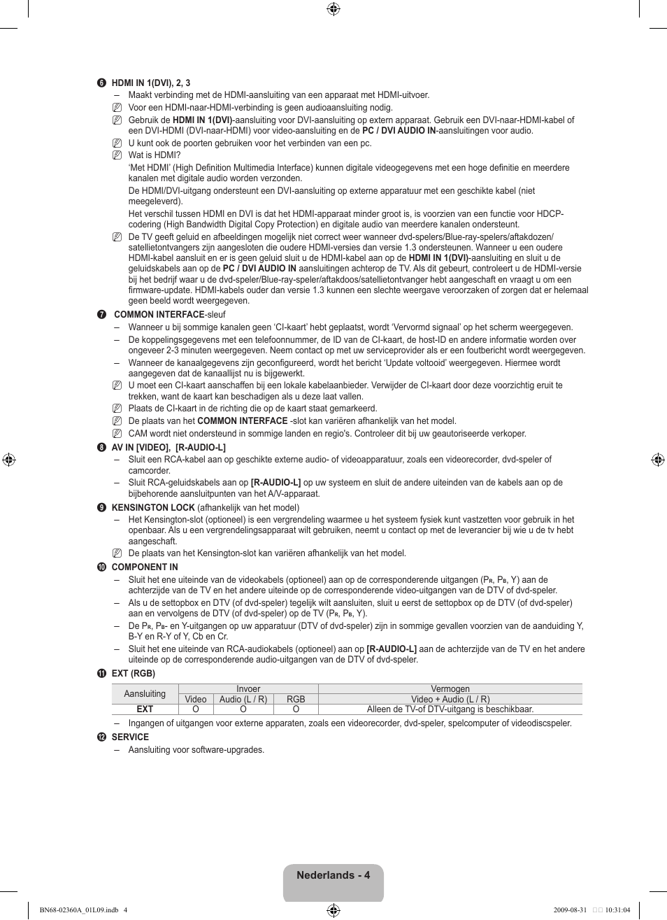 Samsung LE32B450C4W User Manual | Page 102 / 300