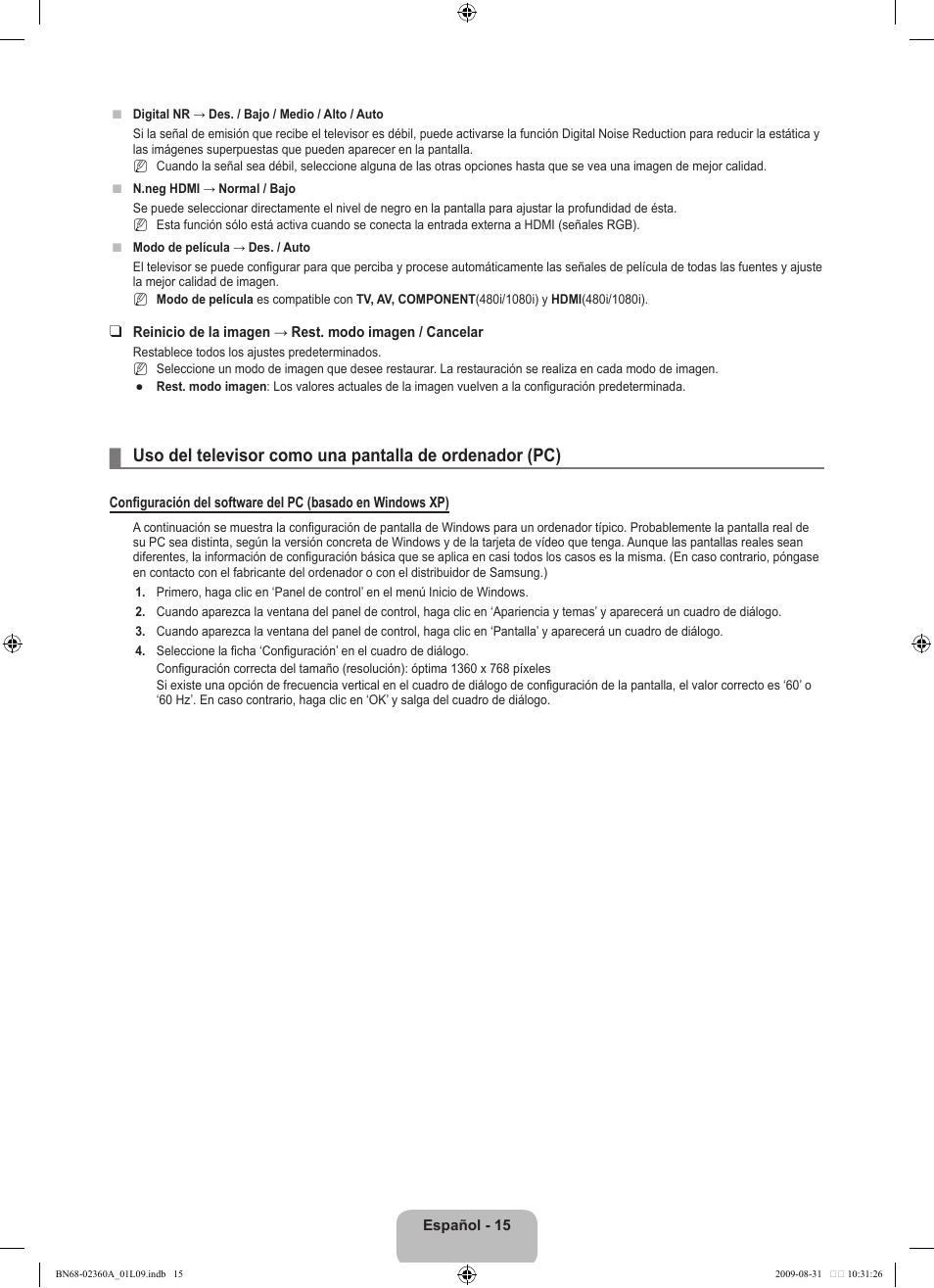 Samsung LE32B450C4W User Manual | Page 179 / 300