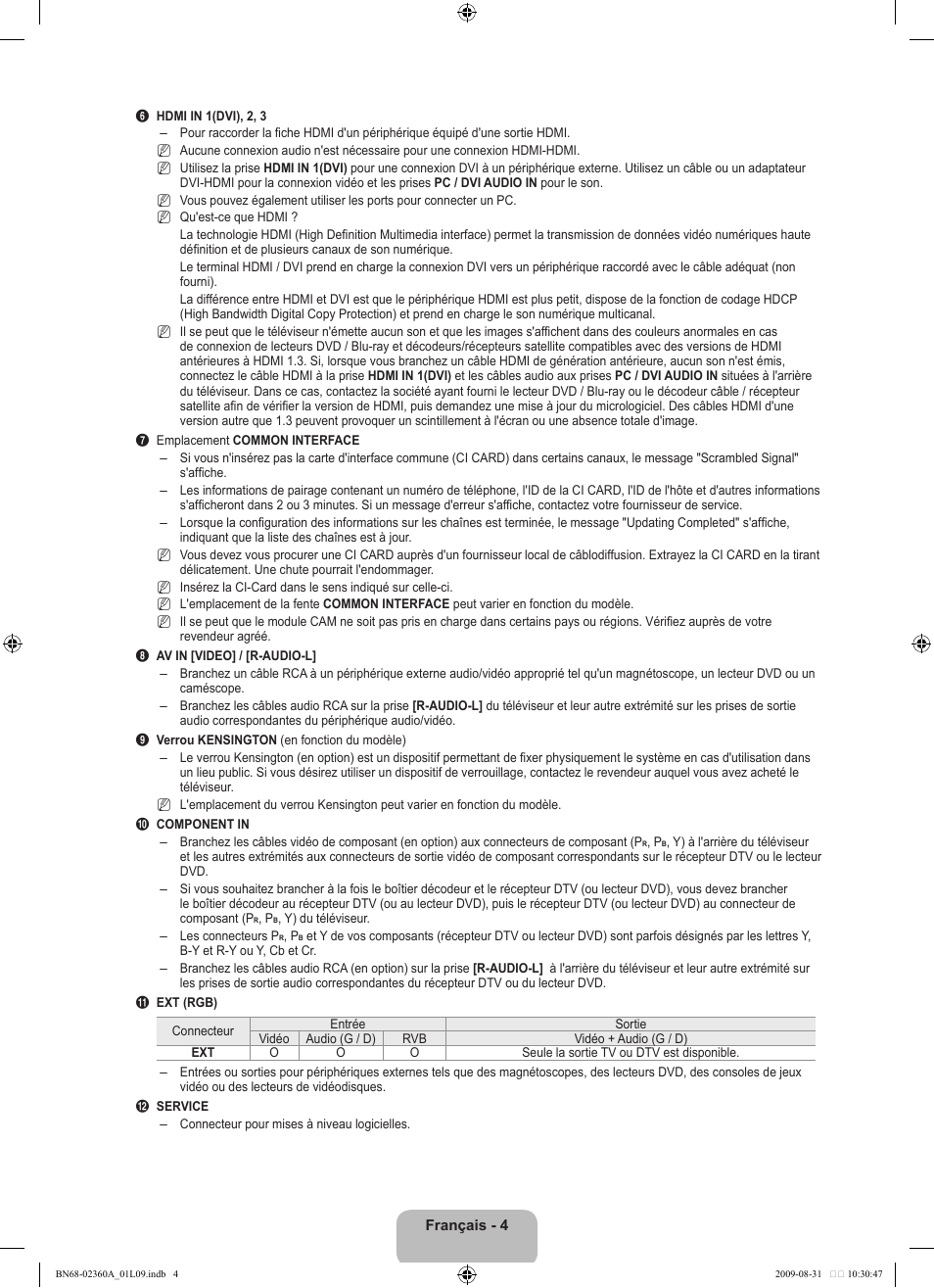 Samsung LE32B450C4W User Manual | Page 38 / 300