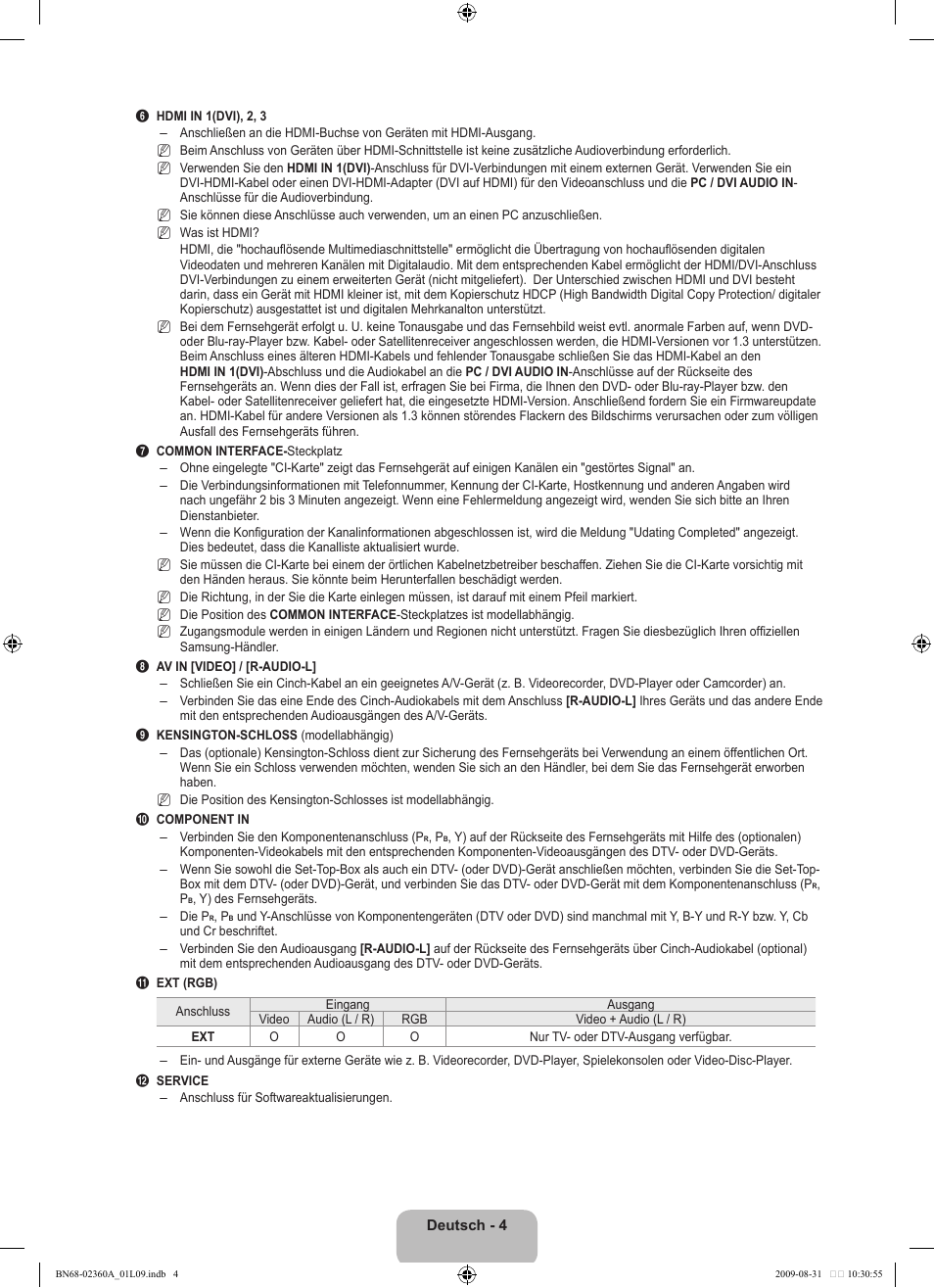 Samsung LE32B450C4W User Manual | Page 70 / 300