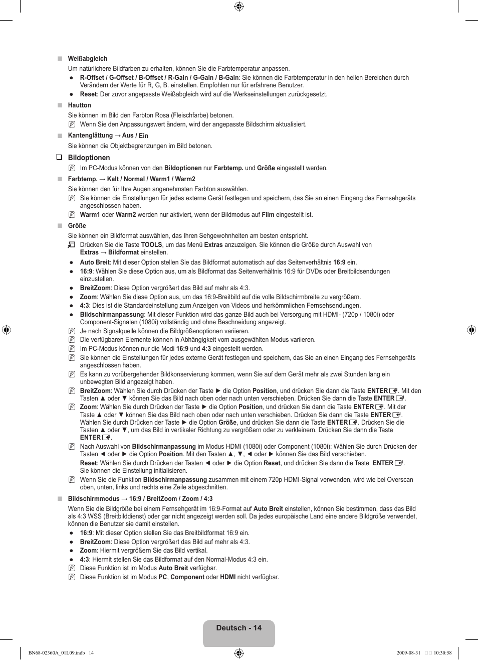 Samsung LE32B450C4W User Manual | Page 80 / 300