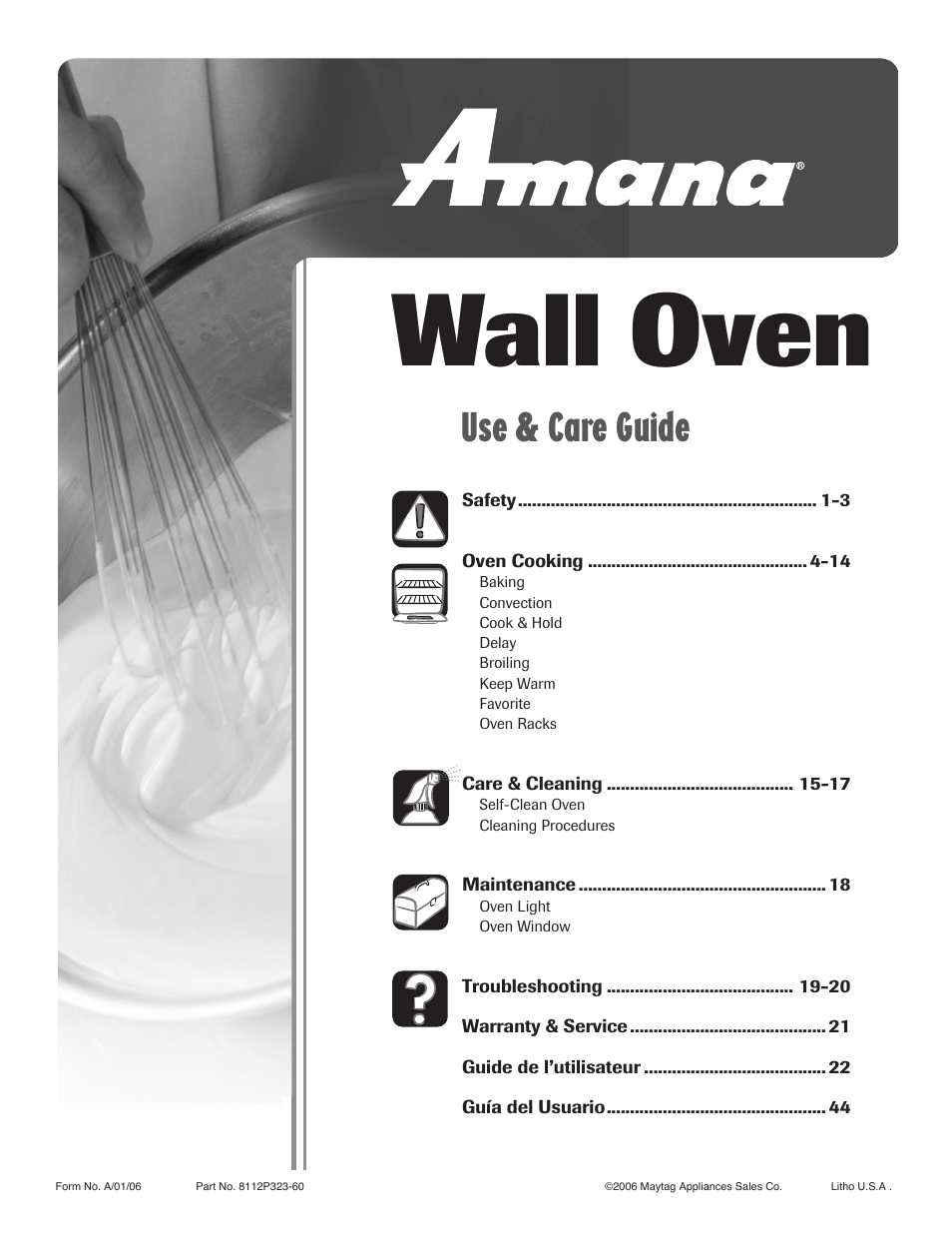 Amana Wall Oven User Manual | 68 pages