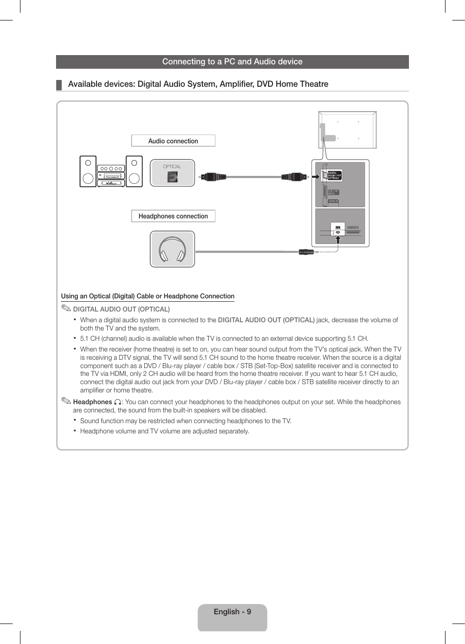 Samsung UE40D5800VW User Manual | Page 9 / 74