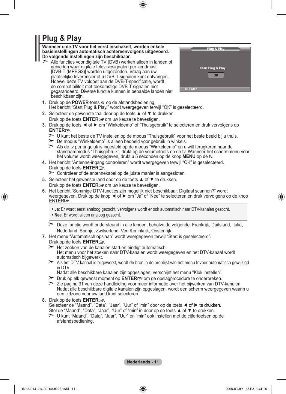 Plug & play | Samsung LE37A656A1F User Manual | Page 217 / 546