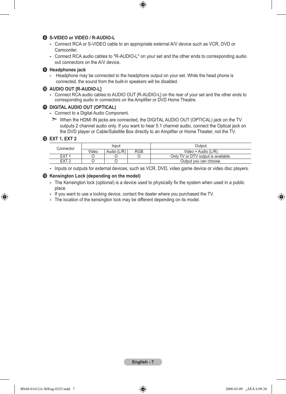 Samsung LE37A656A1F User Manual | Page 9 / 546