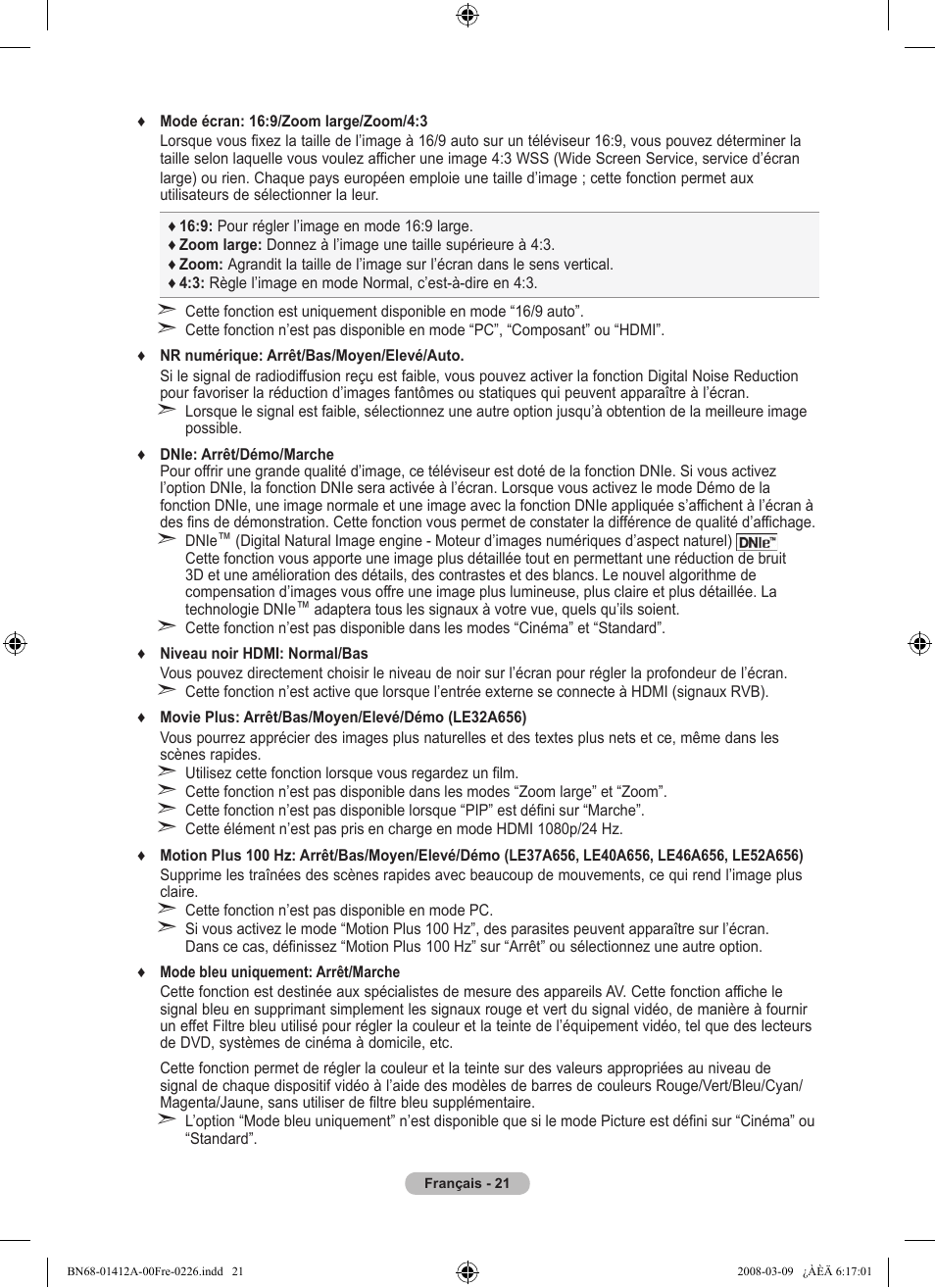 Samsung LE37A656A1F User Manual | Page 91 / 546