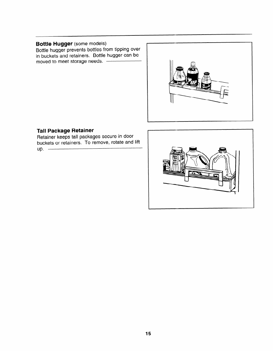 Tall package retainer | Amana "R" Series User Manual | Page 15 / 28