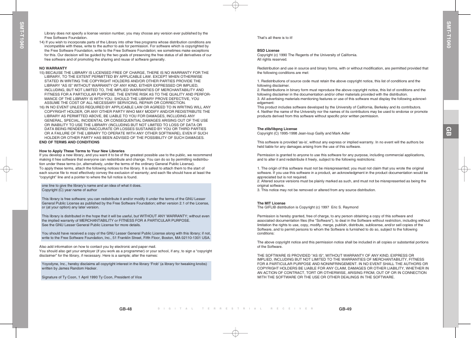 Samsung SMT-T5040 User Manual | Page 48 / 53
