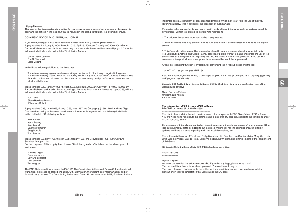 Samsung SMT-T5040 User Manual | Page 49 / 53