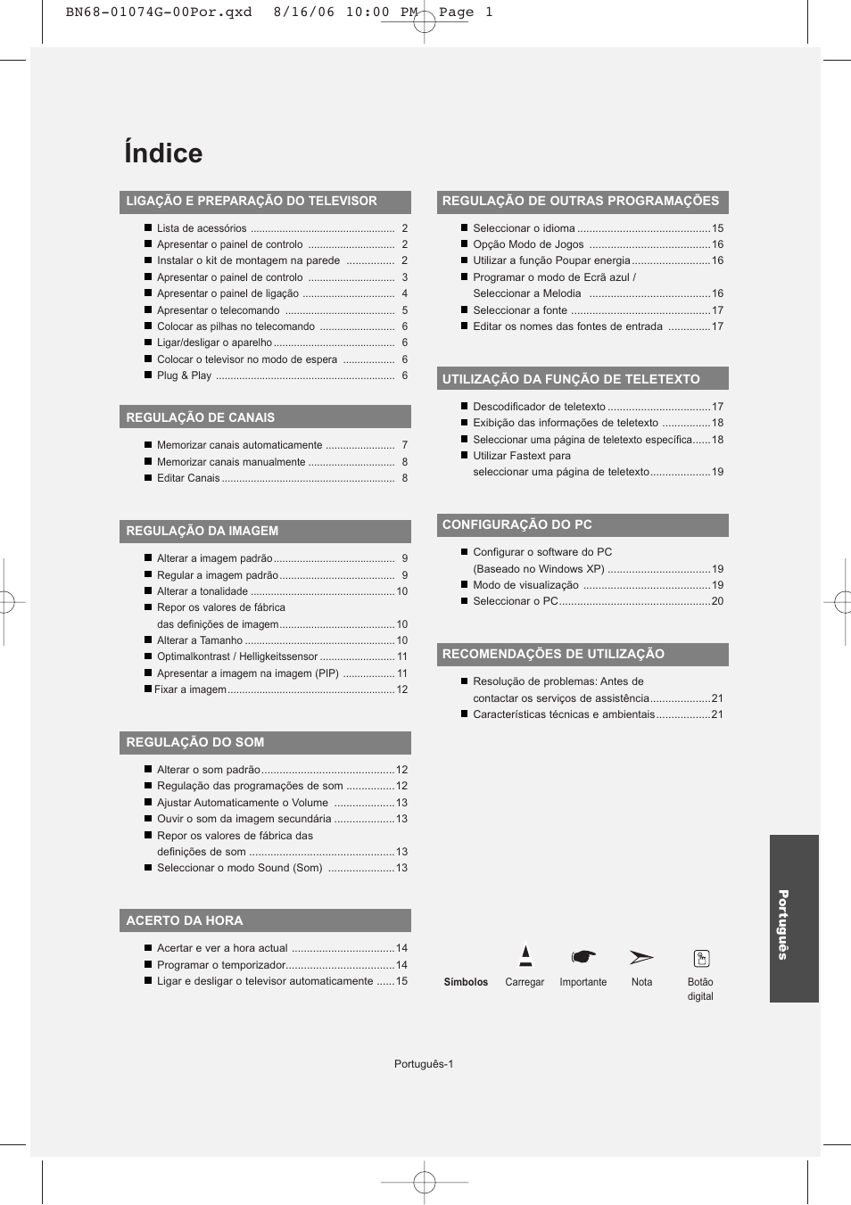 Índice | Samsung LE23R71B User Manual | Page 108 / 152