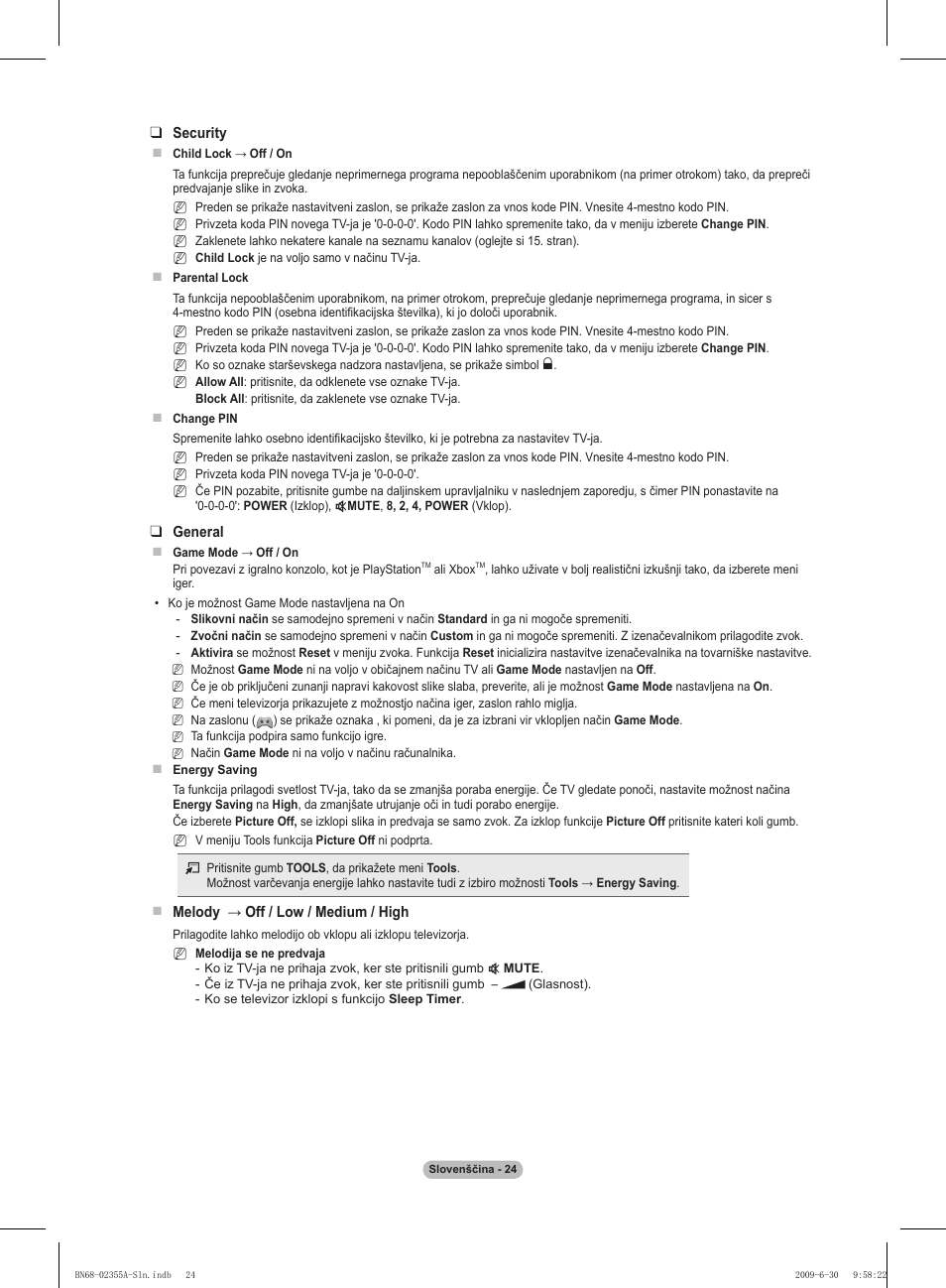 Samsung PS50B530S2W User Manual | Page 270 / 319