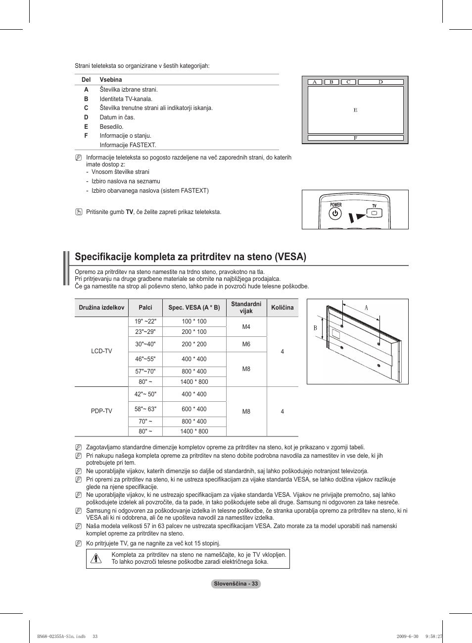 Samsung PS50B530S2W User Manual | Page 279 / 319