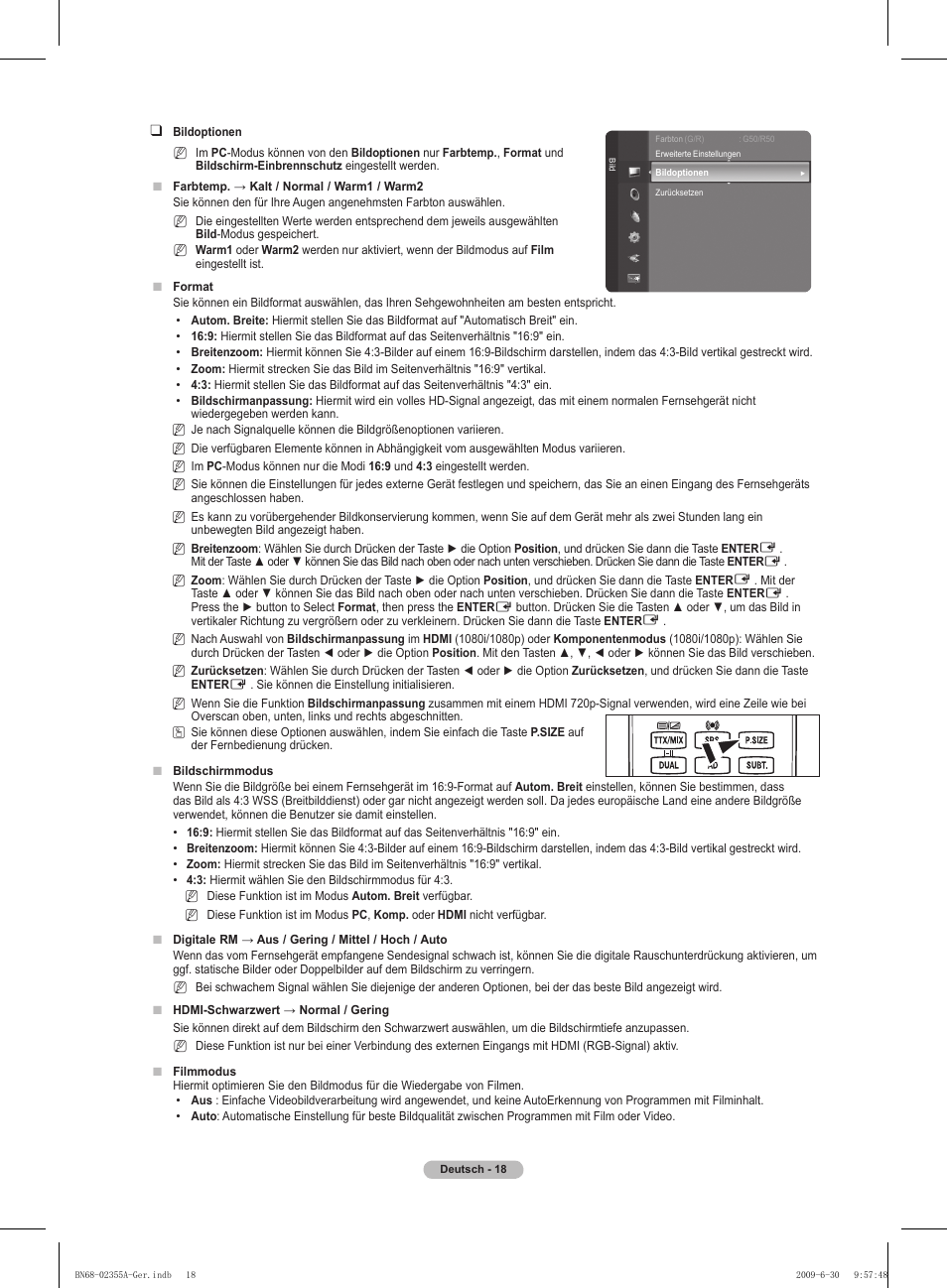 Samsung PS50B530S2W User Manual | Page 88 / 319