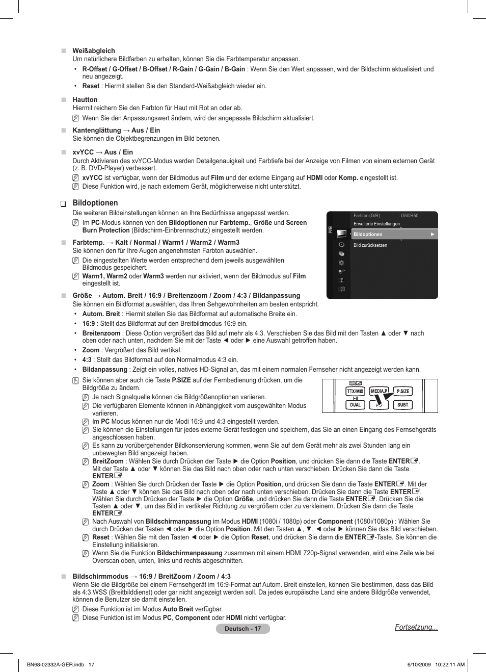 Samsung PS50B560T7W User Manual | Page 112 / 400
