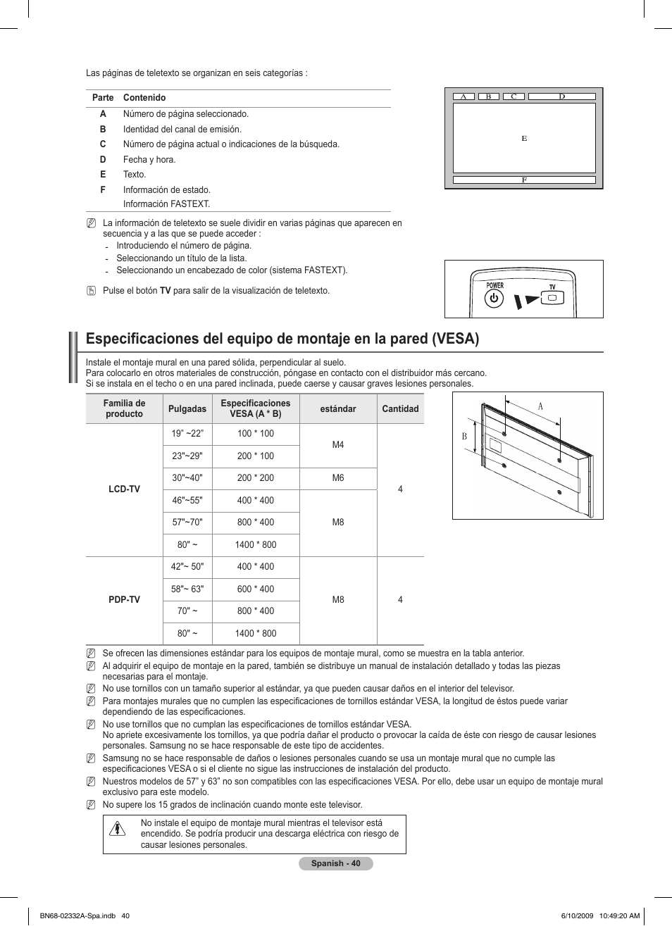 Samsung PS50B560T7W User Manual | Page 265 / 400