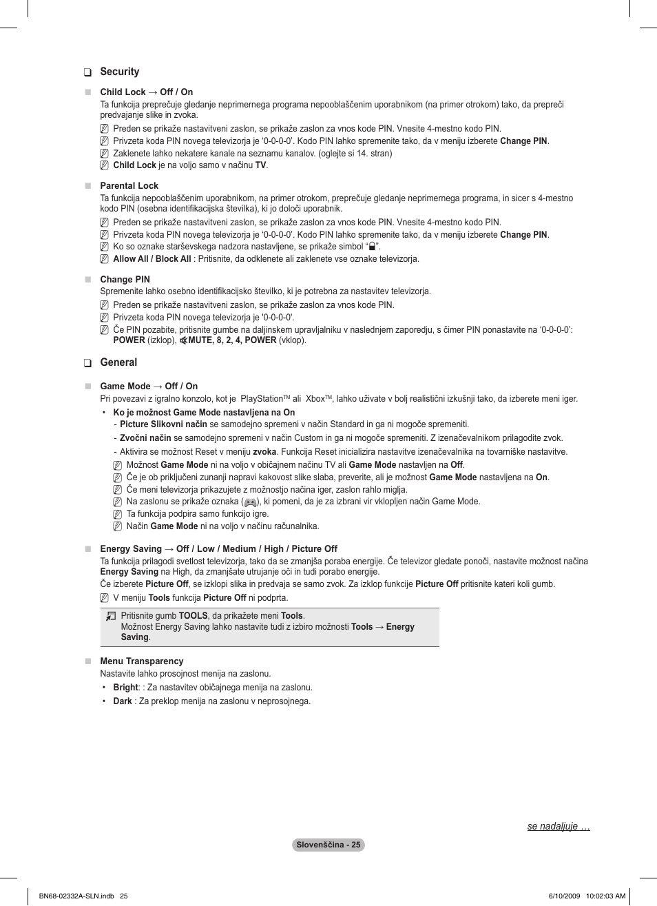 Samsung PS50B560T7W User Manual | Page 336 / 400