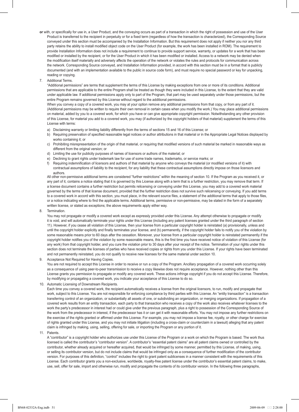 Samsung PS50B560T7W User Manual | Page 51 / 400