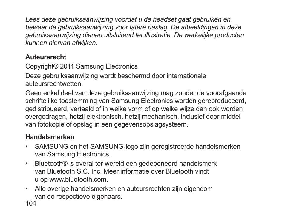 Samsung HM1200 User Manual | Page 107 / 130