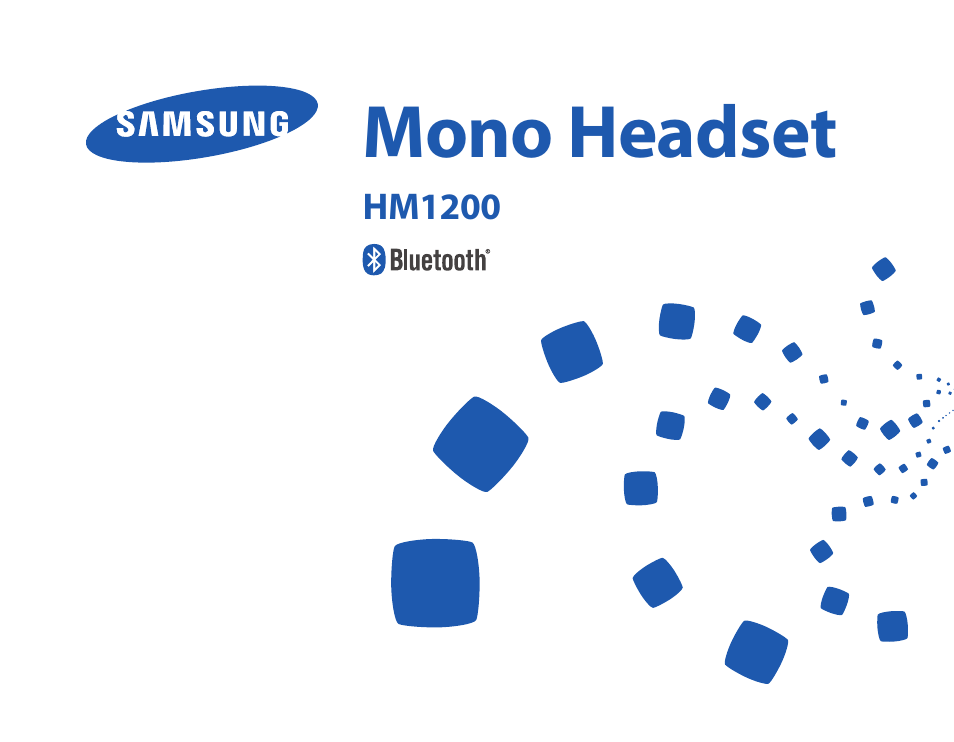 Mono headset | Samsung HM1200 User Manual | Page 2 / 130