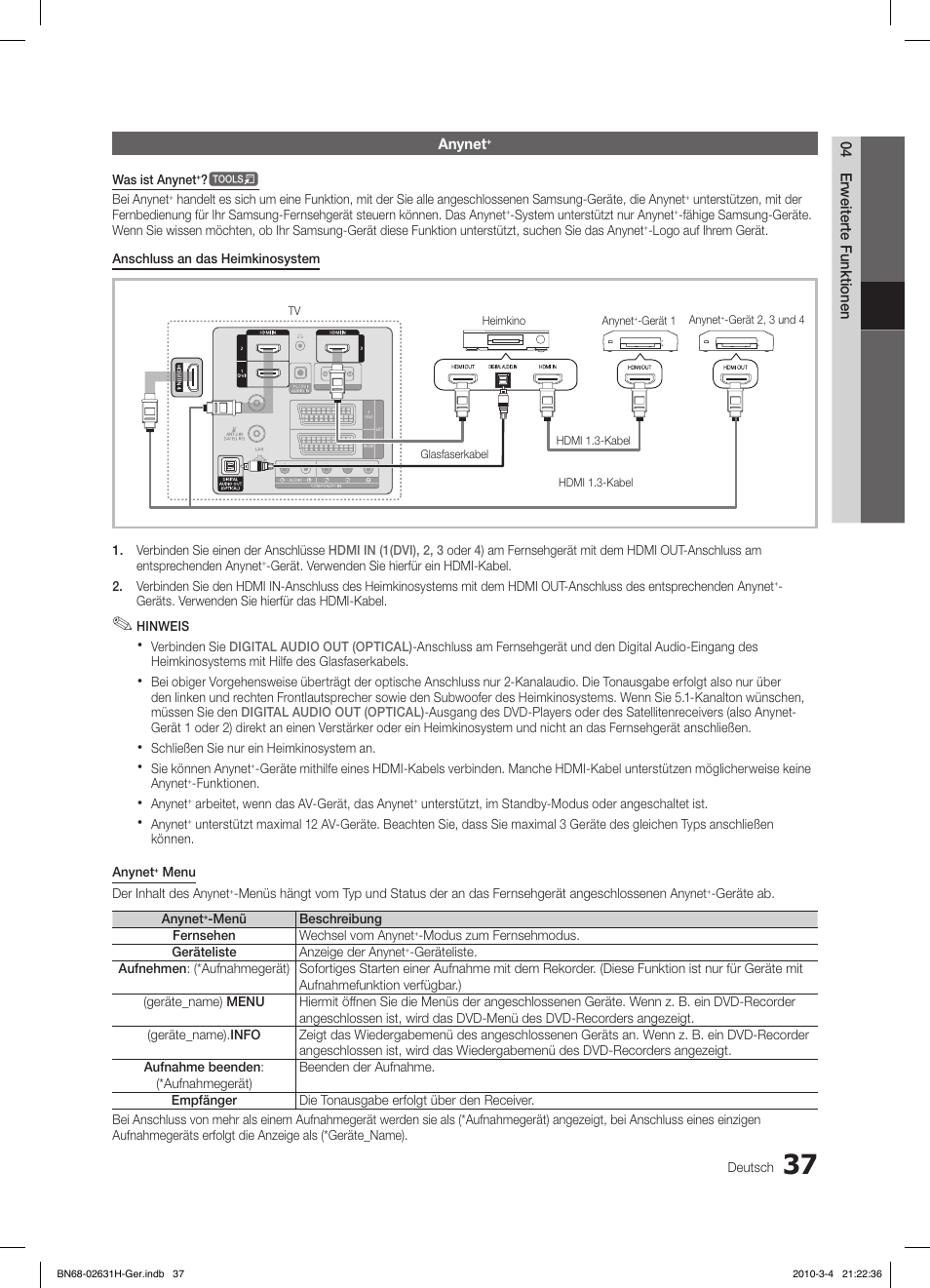 Samsung LE40C670M1Q User Manual | Page 146 / 164