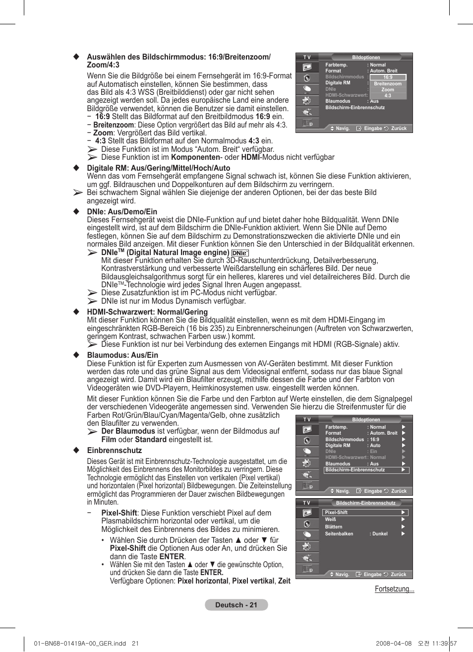 Samsung PS42A416C1D User Manual | Page 120 / 394