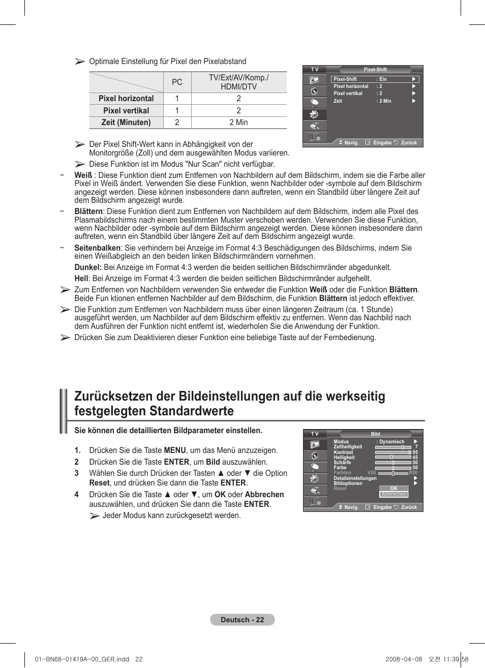 Samsung PS42A416C1D User Manual | Page 121 / 394