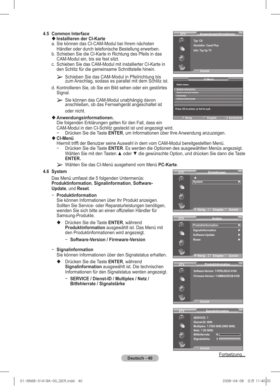 Samsung PS42A416C1D User Manual | Page 139 / 394
