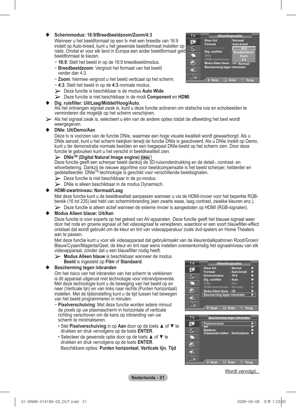 Samsung PS42A416C1D User Manual | Page 169 / 394