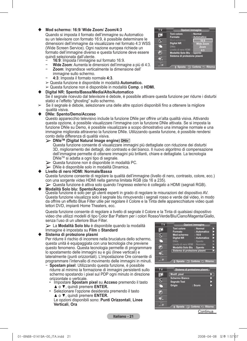 Samsung PS42A416C1D User Manual | Page 218 / 394