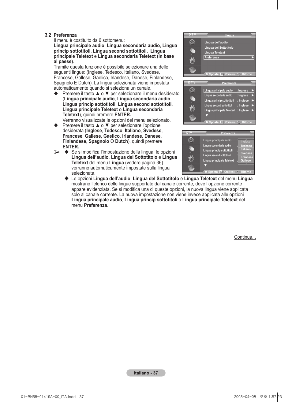 Samsung PS42A416C1D User Manual | Page 234 / 394